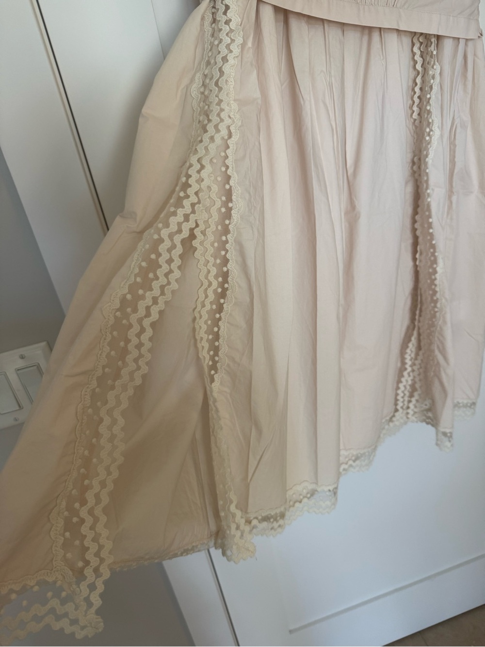 SANDRO outfit pink cotton trim SZ 1/ US4 $683 - Picture 7 of 14